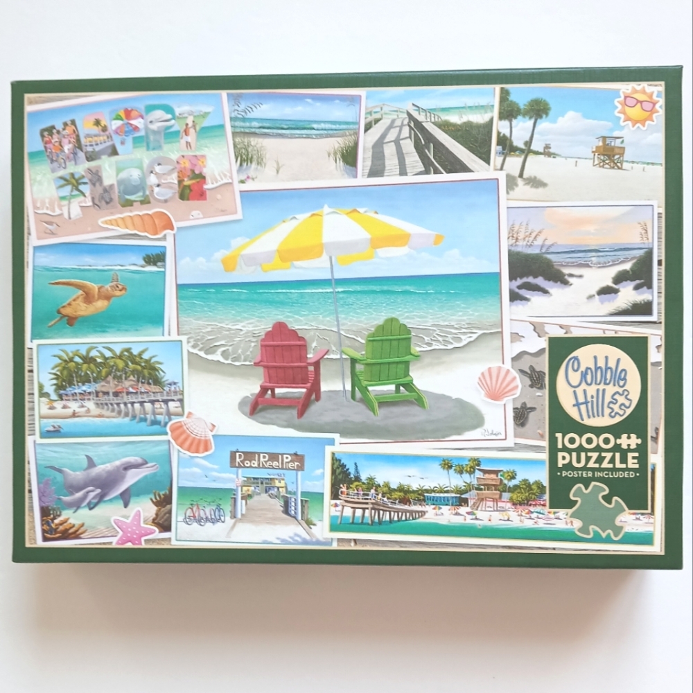Happy Place 1000-piece puzzle by Cobble Hill